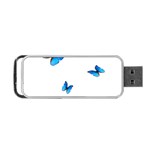 Butterfly-blue-phengaris Portable USB Flash (Two Sides)