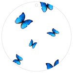 Butterfly-blue-phengaris UV Print Acrylic Ornament Round