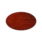 Grid Background Pattern Wallpaper Sticker (Oval)