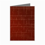 Grid Background Pattern Wallpaper Mini Greeting Card