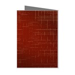 Grid Background Pattern Wallpaper Mini Greeting Cards (Pkg of 8)