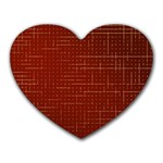 Grid Background Pattern Wallpaper Heart Mousepad