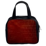 Grid Background Pattern Wallpaper Classic Handbag (Two Sides)