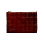 Grid Background Pattern Wallpaper Cosmetic Bag (Medium)
