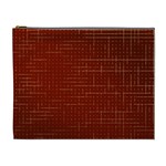 Grid Background Pattern Wallpaper Cosmetic Bag (XL)