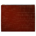 Grid Background Pattern Wallpaper Cosmetic Bag (XXXL)