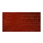Grid Background Pattern Wallpaper Satin Wrap 35  x 70 