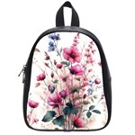 Flora Floral Flower Petal School Bag (Small)