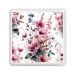 Flora Floral Flower Petal Memory Card Reader (Square)
