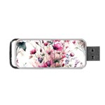Flora Floral Flower Petal Portable USB Flash (Two Sides)