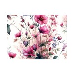 Flora Floral Flower Petal Premium Plush Fleece Blanket (Mini)