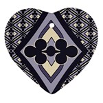 Pattern Design Scrapbooking Ornament (Heart)