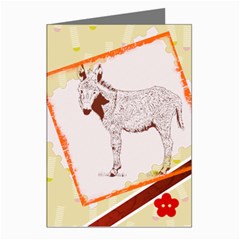 Donkey foal Greeting Cards (Pkg of 8) from UrbanLoad.com Left