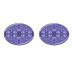 Couch material photo manipulation collage pattern Cufflinks (Oval)