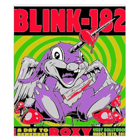 blink 182 Duvet Cover Double Side (California King Size) from UrbanLoad.com Front
