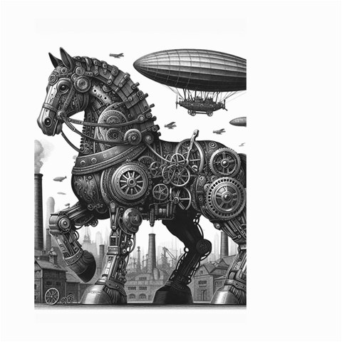 Steampunk Horse  Small Garden Flag (Two Sides) from UrbanLoad.com Front