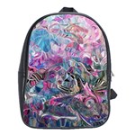 Pink Swirls Flow School Bag (Large)