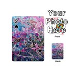 Pink Swirls Flow Playing Cards 54 Designs (Mini)
