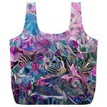 Pink Swirls Flow Full Print Recycle Bag (XXXL)