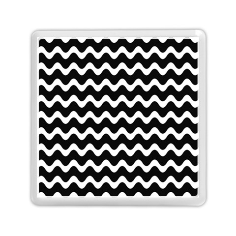 Wave Pattern Wavy Halftone Memory Card Reader (Square) from UrbanLoad.com Front