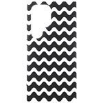 Wave Pattern Wavy Halftone Samsung Galaxy S24 Ultra 6.9 Inch Black TPU UV Case