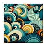 Wave Waves Ocean Sea Abstract Whimsical Face Towel
