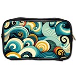 Wave Waves Ocean Sea Abstract Whimsical Toiletries Bag (One Side)