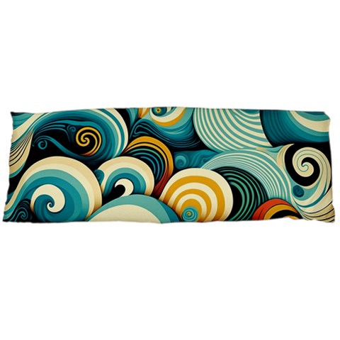 Wave Waves Ocean Sea Abstract Whimsical Body Pillow Case (Dakimakura) from UrbanLoad.com Body Pillow Case