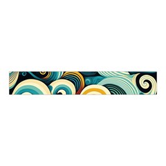 Wave Waves Ocean Sea Abstract Whimsical Midi Wrap Pencil Skirt from UrbanLoad.com Waistband