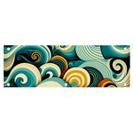 Wave Waves Ocean Sea Abstract Whimsical Banner and Sign 6  x 2 