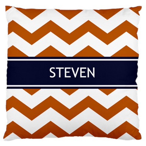 Personalized Monogram Name Any Text Large Cushion Case Large Cushion Case (One Side) from UrbanLoad.com Front