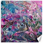 Pink Swirls Blend  Canvas 16  x 16 