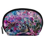 Pink Swirls Blend  Accessory Pouch (Large)
