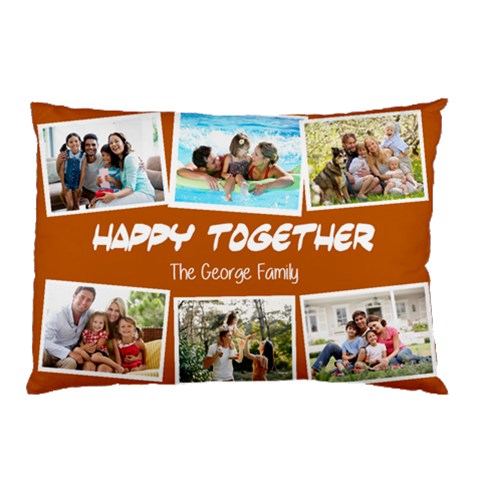 Personalized Photo Family Love Any Text Pillow Case Pillow Case from UrbanLoad.com 26.62 x18.9  Pillow Case