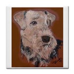 Airedale  Tile Coaster