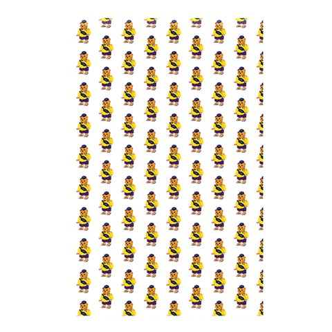 Teddy Pattern Shower Curtain 48  x 72  (Small)  from UrbanLoad.com Curtain(48  X 72 )