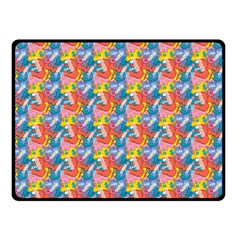 Abstract Pattern Two Sides Fleece Blanket (Small) from UrbanLoad.com 45 x34  Blanket Front