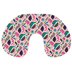 Multi Colour Pattern Travel Neck Pillow from UrbanLoad.com Back