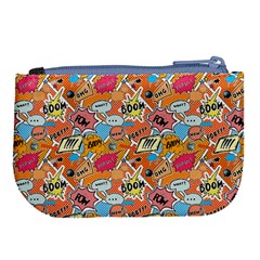 Pop Culture Abstract Pattern Large Coin Purse from UrbanLoad.com Back