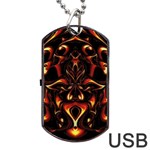 Year Of The Dragon Dog Tag USB Flash (Two Sides)