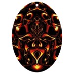 Year Of The Dragon UV Print Acrylic Ornament Oval