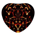 Year Of The Dragon Heart Glass Fridge Magnet (4 pack)