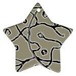 Sketchy abstract artistic print design Ornament (Star)