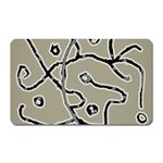 Sketchy abstract artistic print design Magnet (Rectangular)