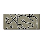 Sketchy abstract artistic print design Hand Towel