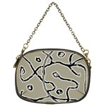 Sketchy abstract artistic print design Chain Purse (One Side)