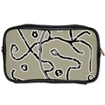Sketchy abstract artistic print design Toiletries Bag (One Side)