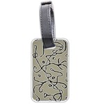 Sketchy abstract artistic print design Luggage Tag (two sides)