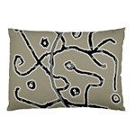 Sketchy abstract artistic print design Pillow Case (Two Sides)