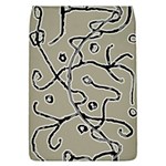 Sketchy abstract artistic print design Removable Flap Cover (L)